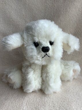 Russ Berrie Plush Muffin Jr Bichon Frise Dog Puppy Dog 4239 Stuffed Animal